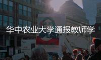 华中农业大学通报教师学术不端问题处理情况：撤销职务 解除聘用合同