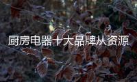 厨房电器十大品牌从资源、渠道、设计三方面谋发展