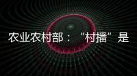 农业农村部：“村播”是乡村振兴的新型人才