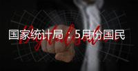 国家统计局
：5月份国民经济运行总体平稳，稳中有进