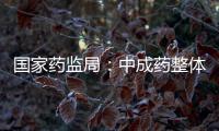 国家药监局：中成药整体合格率在99%以上