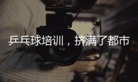 乒乓球培训�
，挤满了都市打工人