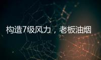 构造7级风力
，老板油烟机5700让你无惧油烟