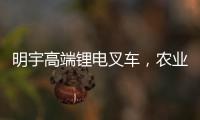 明宇高端锂电叉车
，农业仓储的硬核搭档