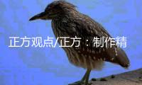 正方观点/正方
：制作精良审美佳 国产动漫新惊喜