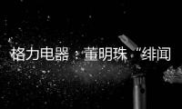 格力电器
：董明珠“绯闻”是造谣，已向公安机关报案