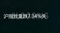 沪指放量跌7.34%失守3100点�	，全市场超5200只个股下跌