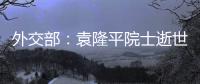外交部	：袁隆平院士逝世是中国和世界的巨大损失