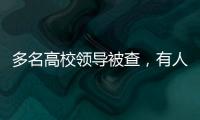多名高校领导被查，有人主动投案