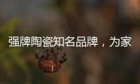 强牌陶瓷知名品牌
，为家居添加几何素色色彩