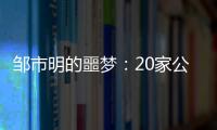 邹市明的噩梦

：20家公司崩盘	
，败光2亿	，妻子变卖名牌填窟窿