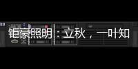 钜豪照明：立秋
	，一叶知秋!