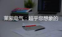 莱蒙电气	：超乎您想象的安全与节能