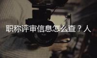 职称评审信息怎么查？人社部回应