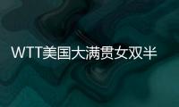 WTT美国大满贯女双半决赛	：王艺迪/蒯曼战胜郑怡静/李昱谆
