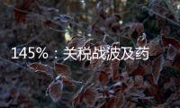 145%：关税战波及药品

	，全球药价承压