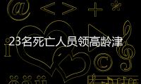 23名死亡人员领高龄津贴
，当地通报